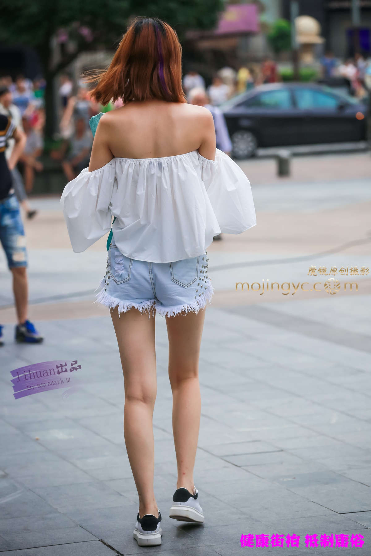 图片[2]-李欢原创-短裤，美腿（12P）-日更街拍
