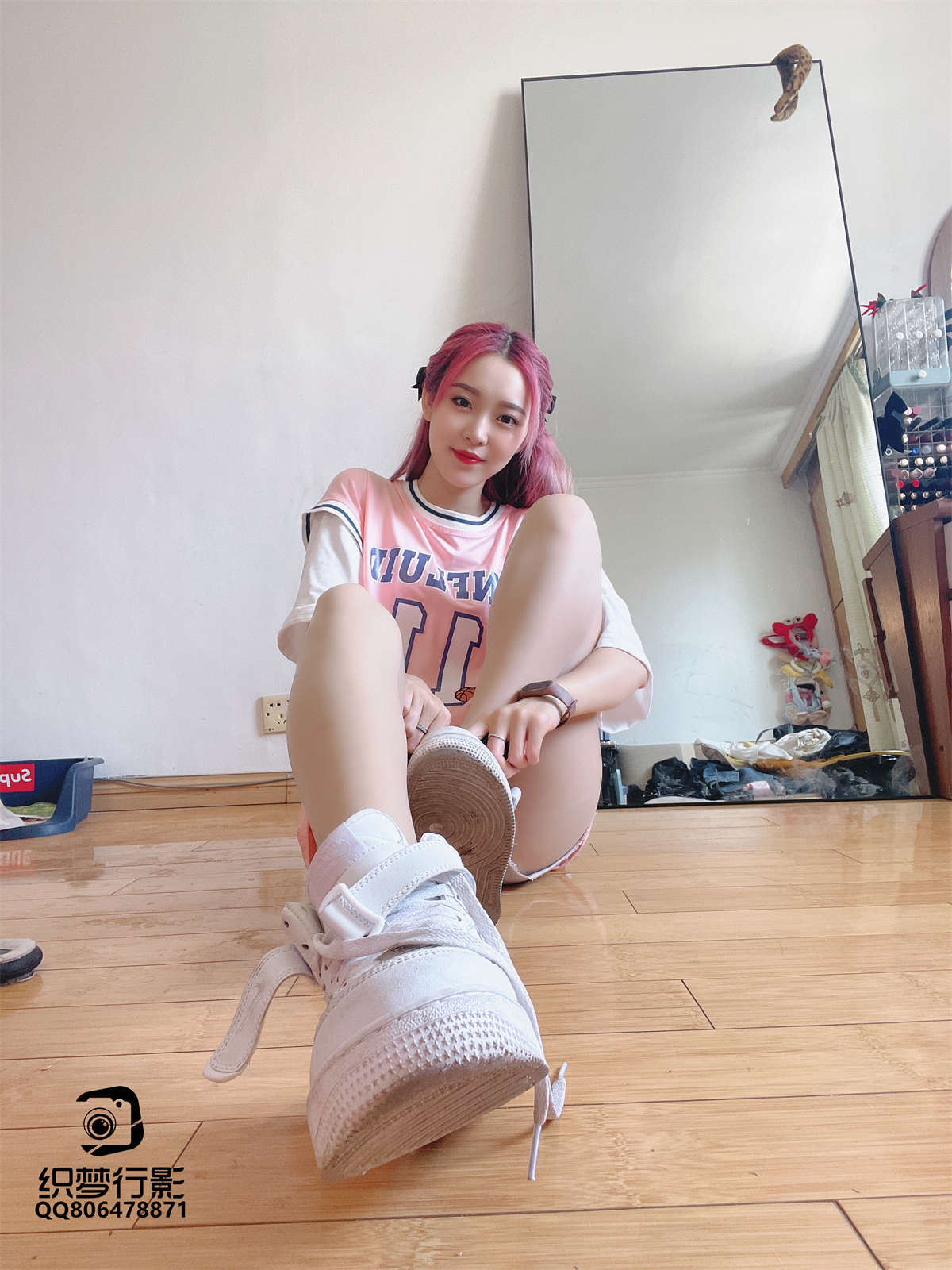 图片[2]-织梦行影摄影作品 第063期 粉衣长肉丝-日更街拍