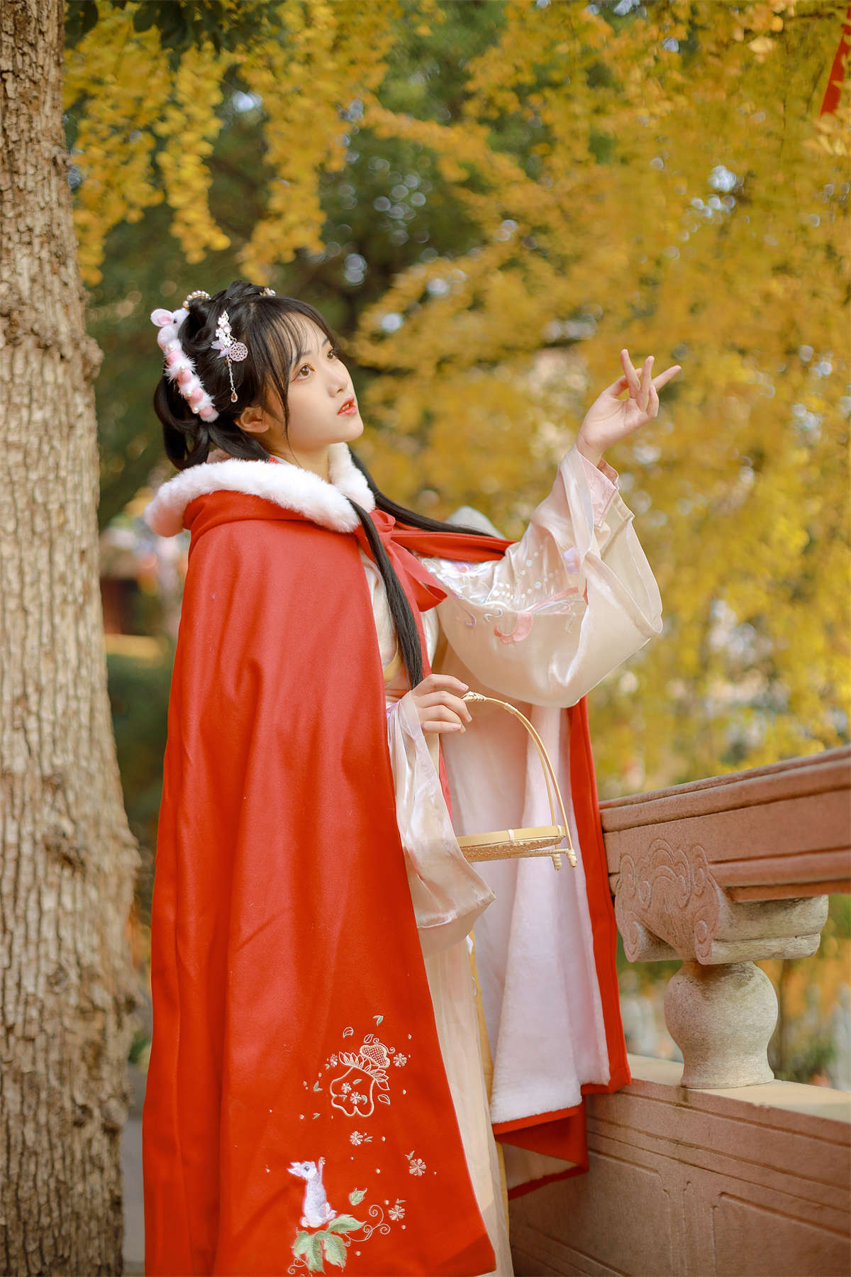 YITUYU艺图语 2023.02.13 银杏汉服 是蝶绪咩插图1