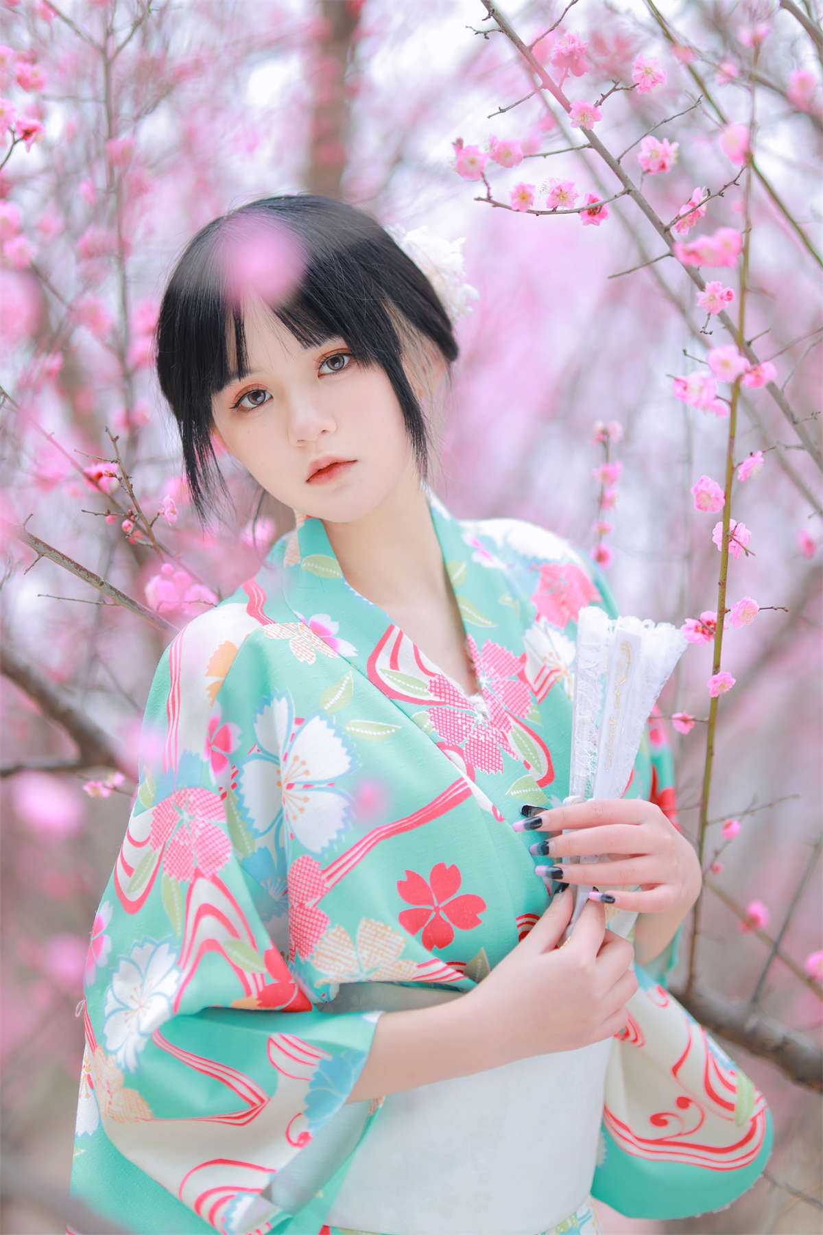 YITUYU艺图语 2023.04.13 和服樱花 wenyujia-日更街拍