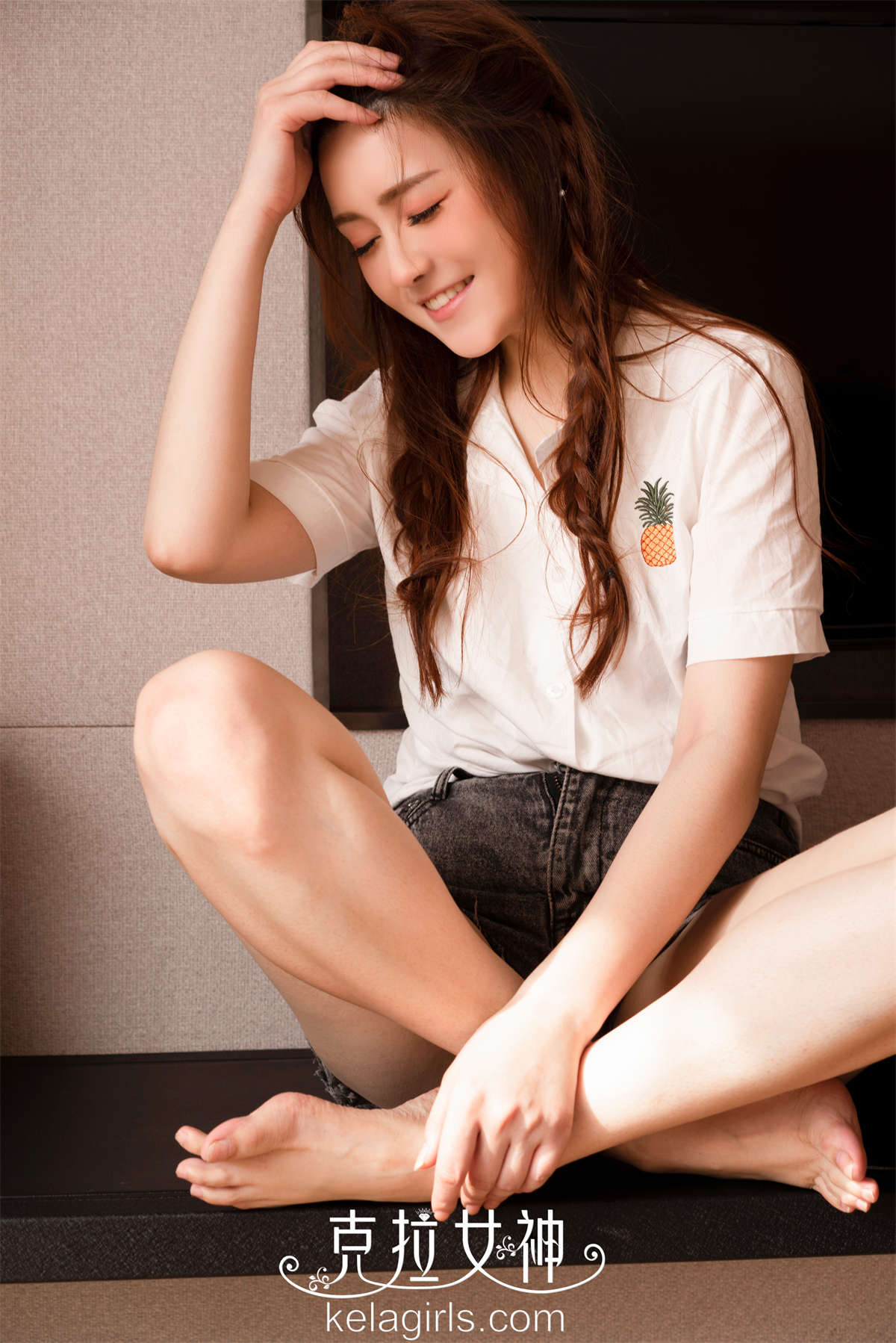 Kelagirls克拉女神 2019.02.13《滋润护足》汶汶-日更街拍