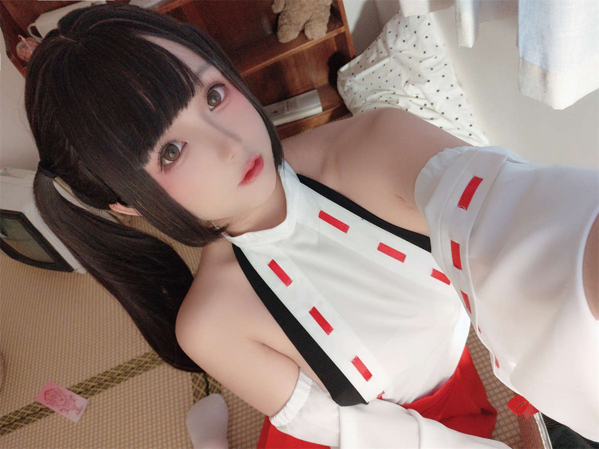 椎名莜 No.122 御币巫女-日更街拍
