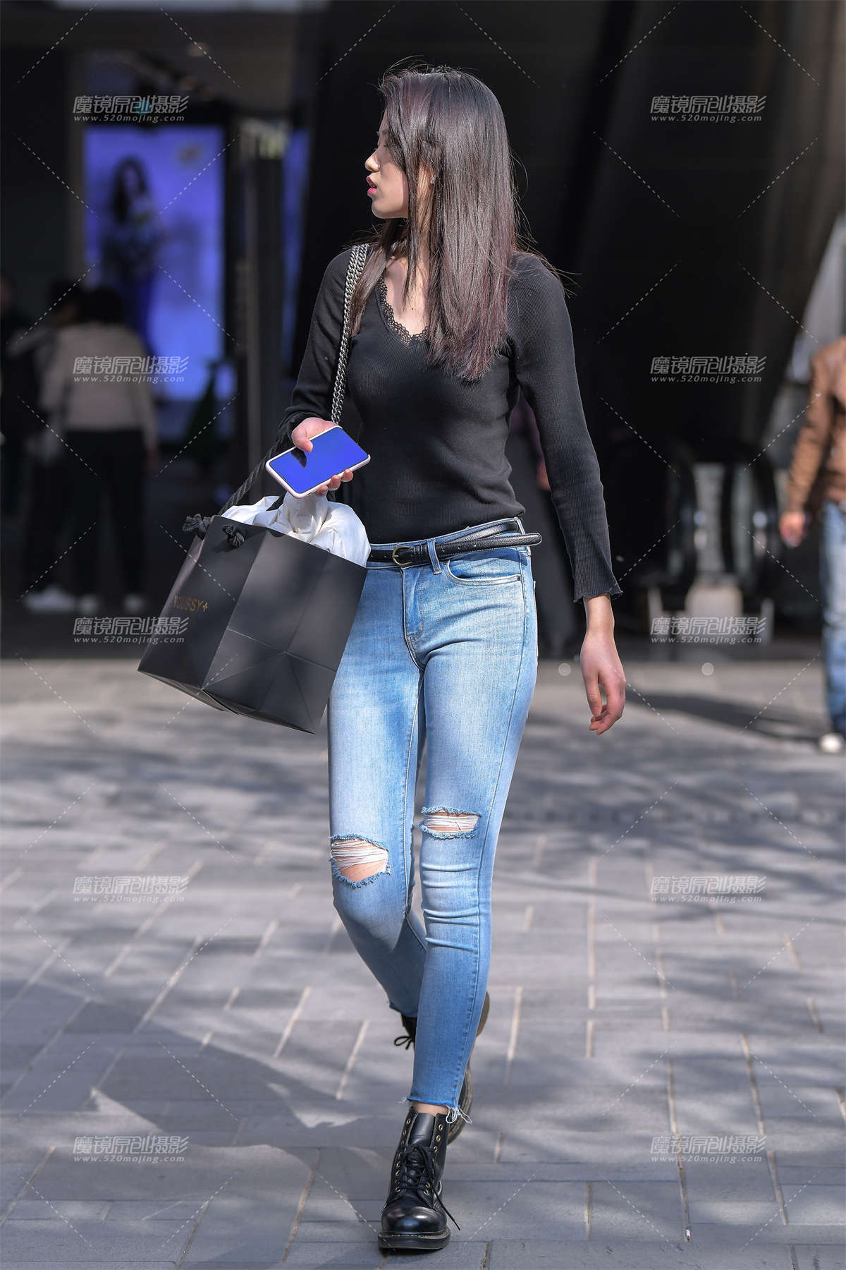 【纳兰赛帖】紧牛长腿-日更街拍