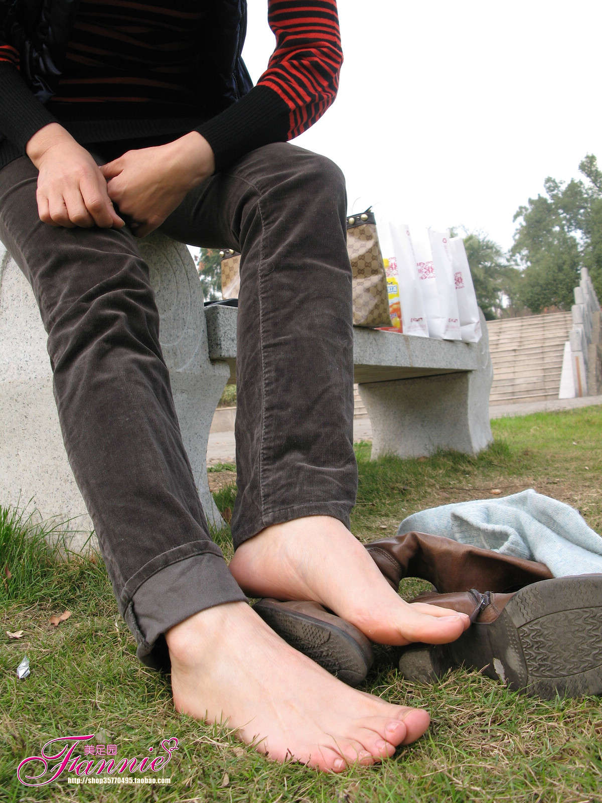 Fannie芬妮美足园NO.146 下午四点的漫步（1）-日更街拍