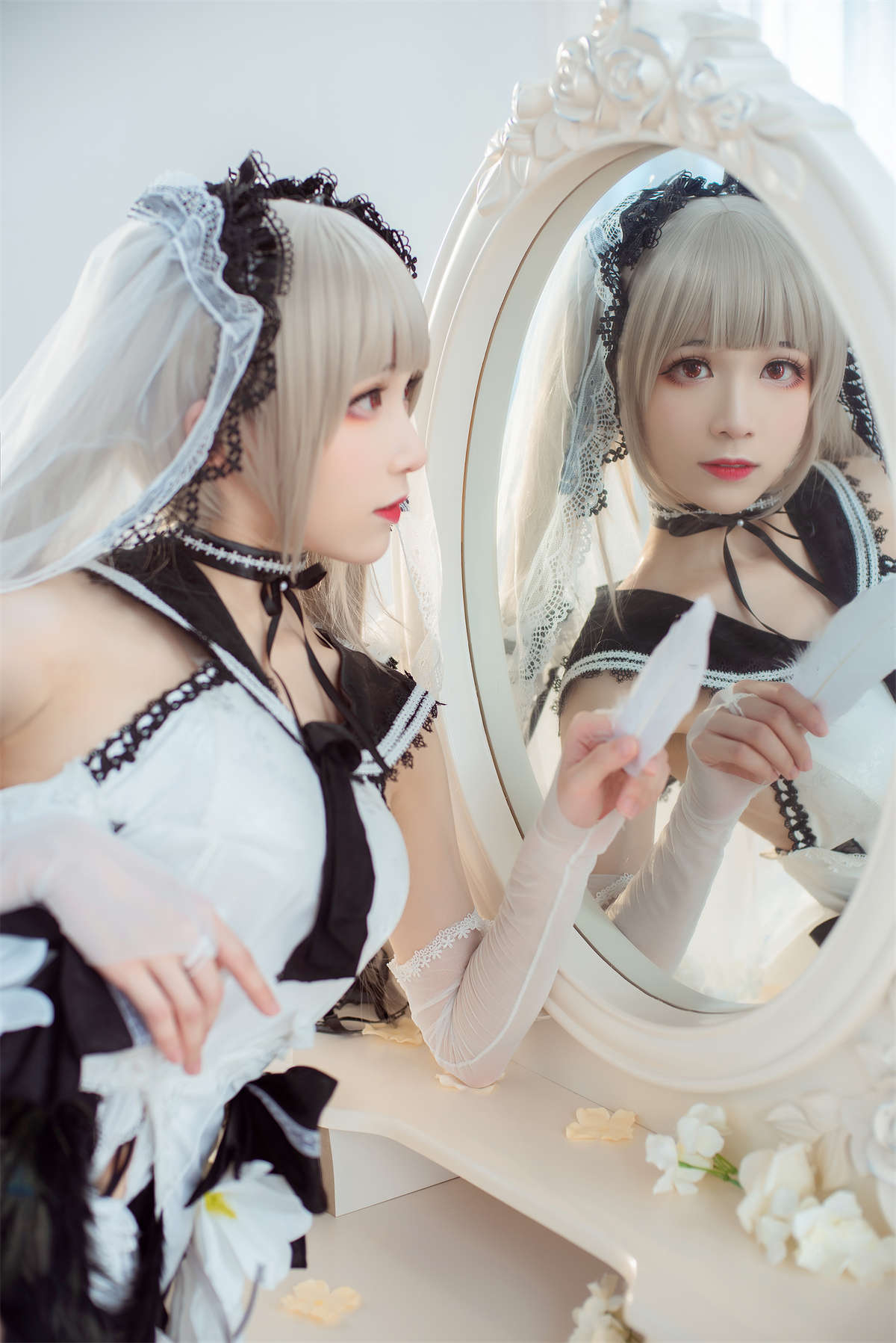 Tomoyo酱 碧蓝 可畏礼服-日更街拍