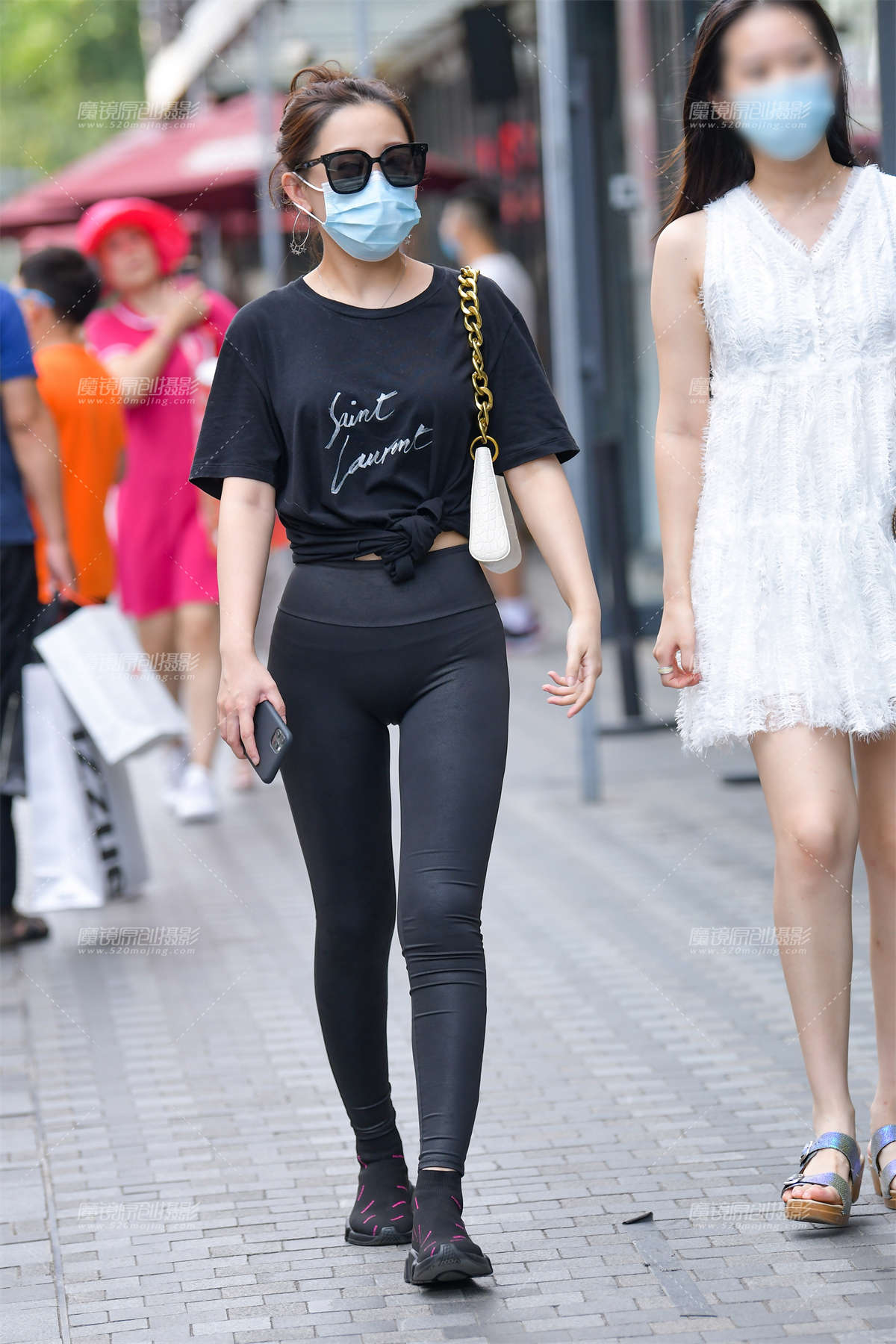 【赛德克赛帖】黑色紧身裤-日更街拍