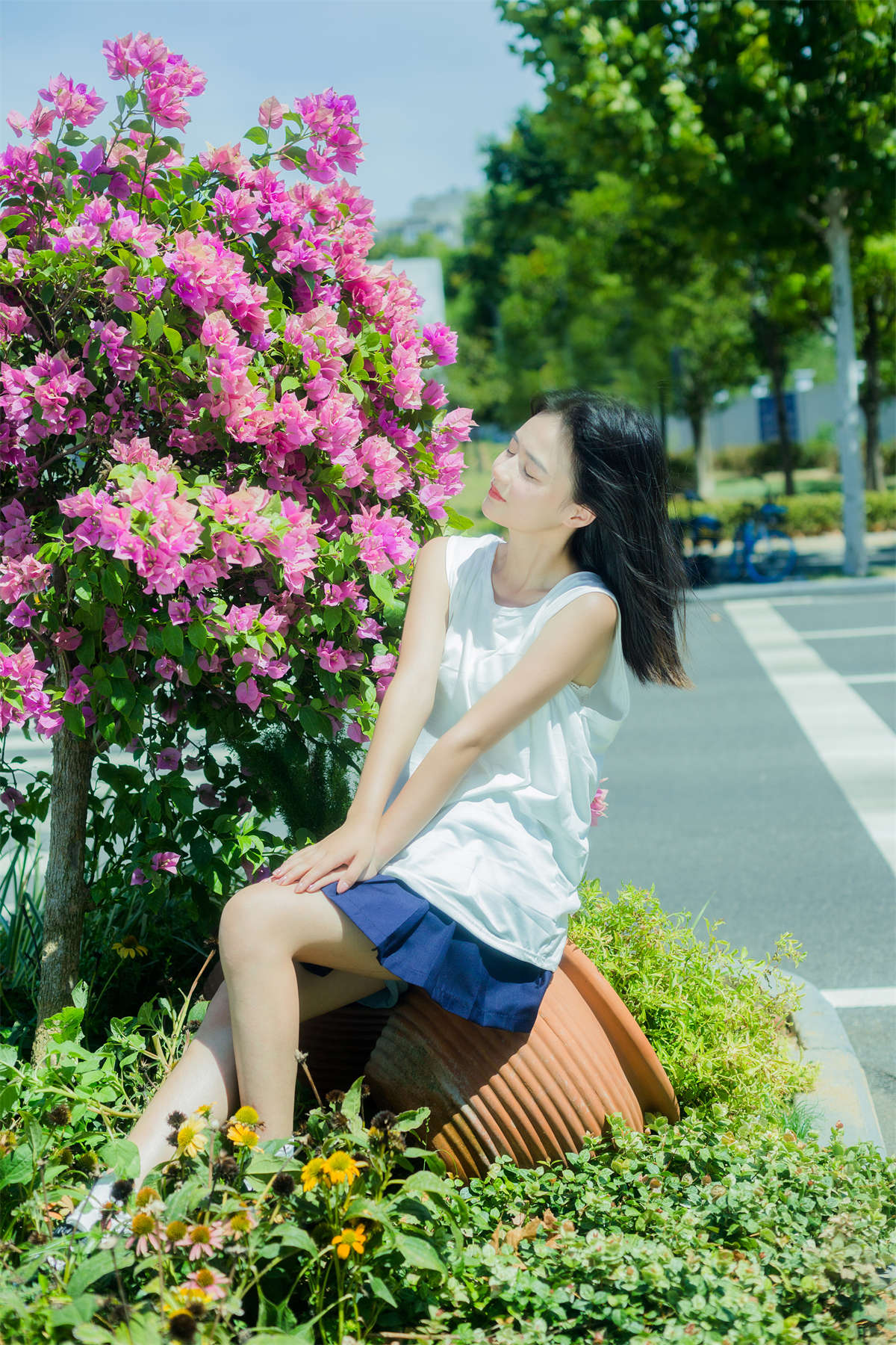 YITUYU艺图语 2022.09.30 街心三角梅 小怡妹妹cute插图1