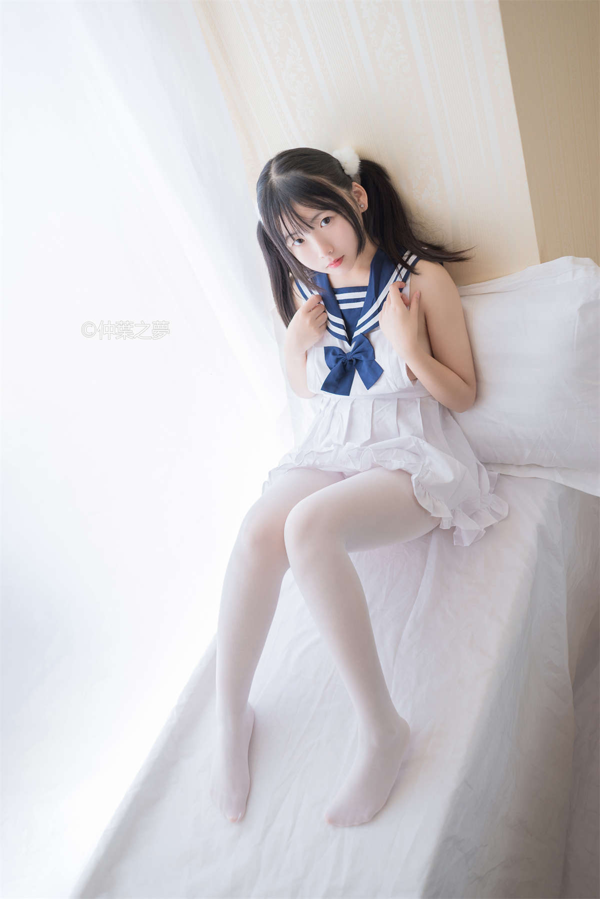 图片[2]-轻兰映画 Grand.002 美代Miyo 情趣水手服-日更街拍