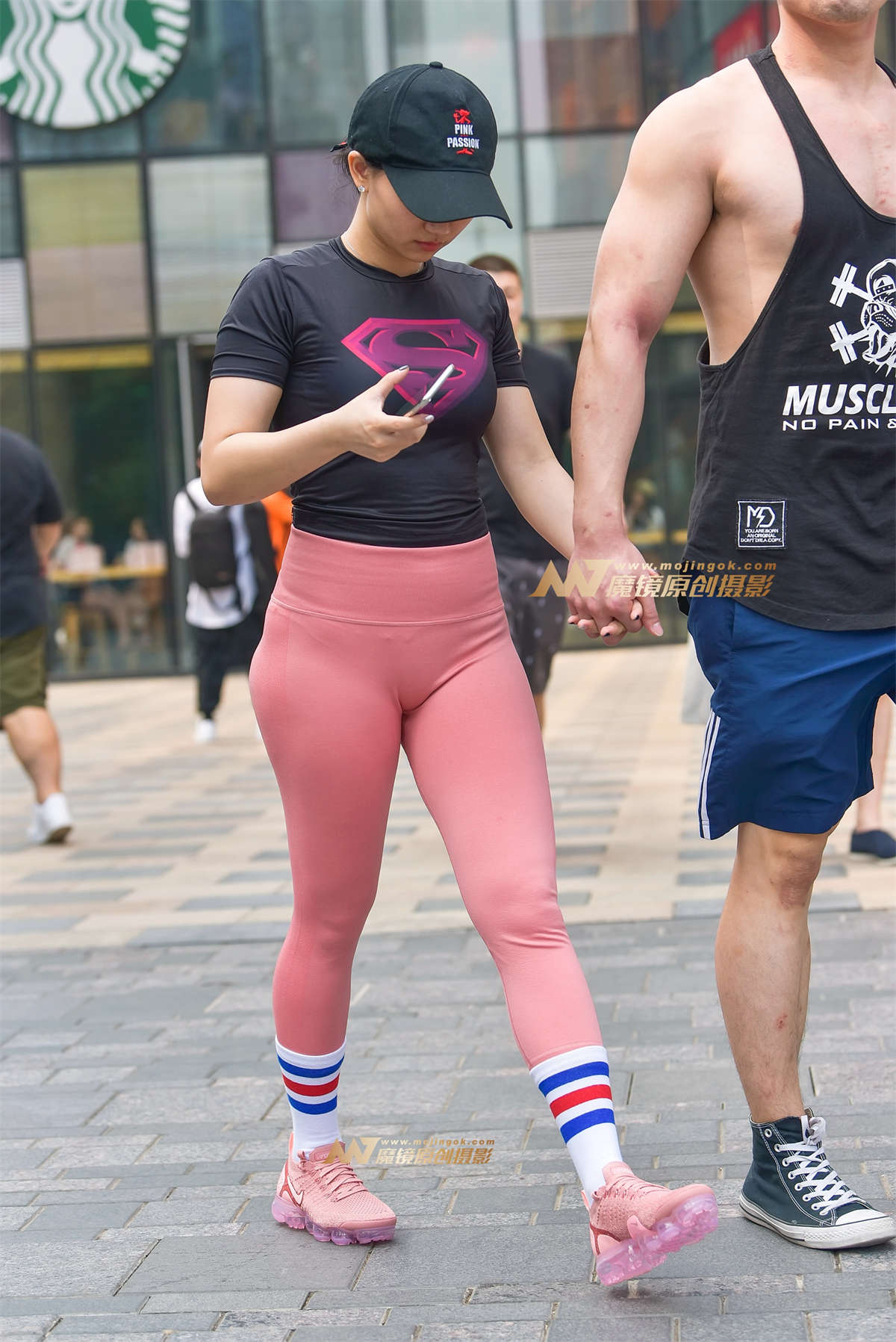 【赛德克赛帖】性感粉红瑜珈裤-日更街拍