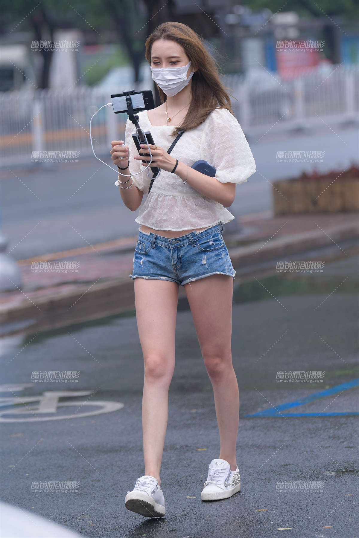 热裤美女-日更街拍