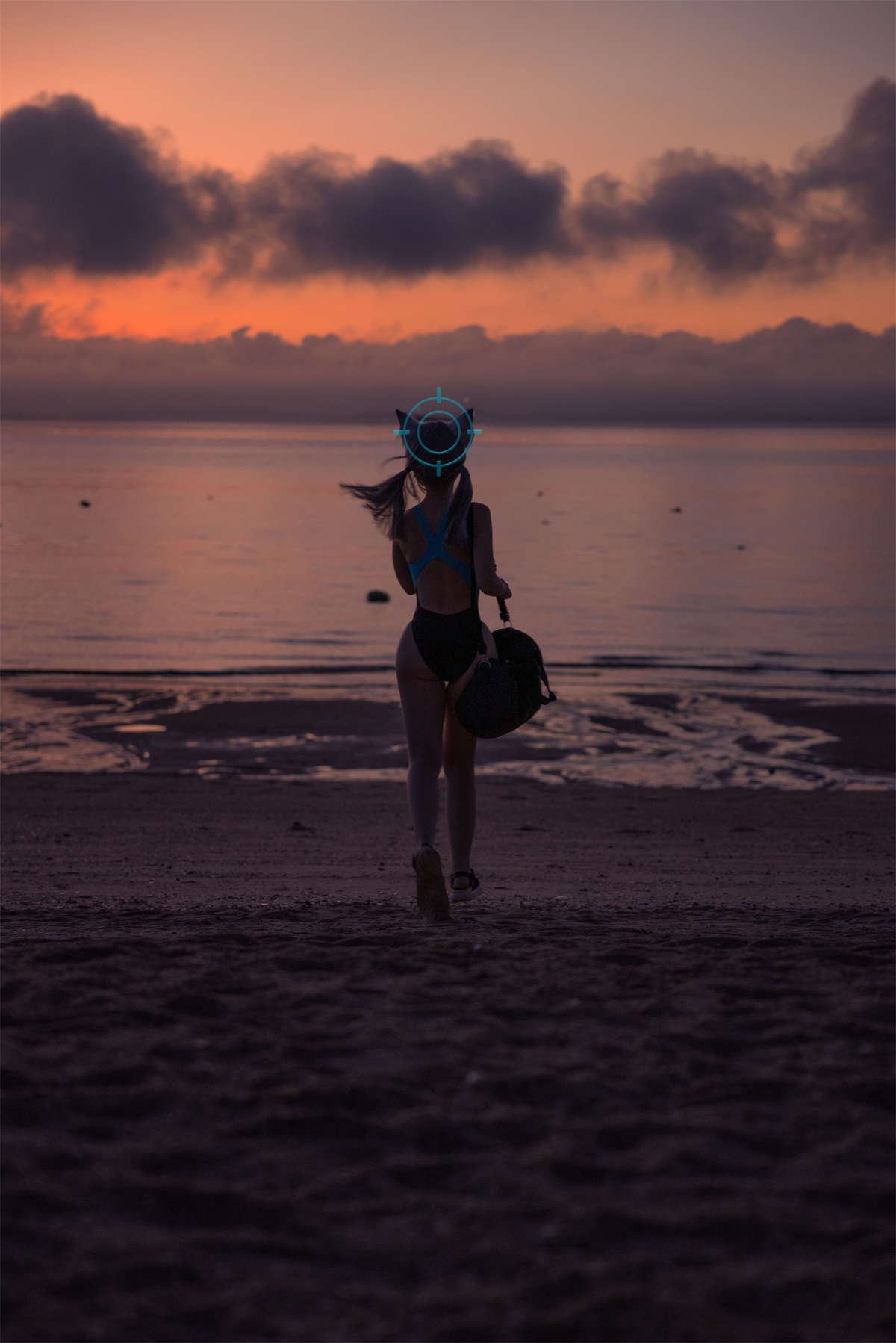 图片[2]-G44不会受伤 NO.81 碧蓝档案 砂狼白子泳装-日更街拍