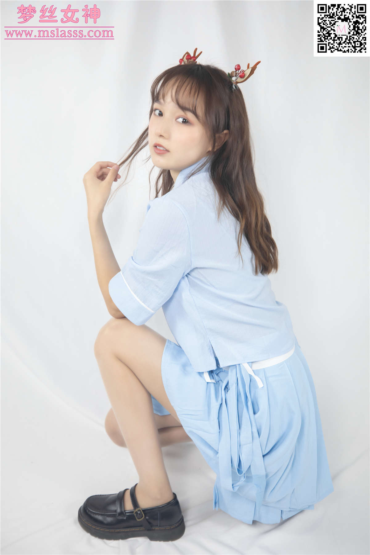 2020.01.01 玥玥 蓝色古装仙女颜值-日更街拍