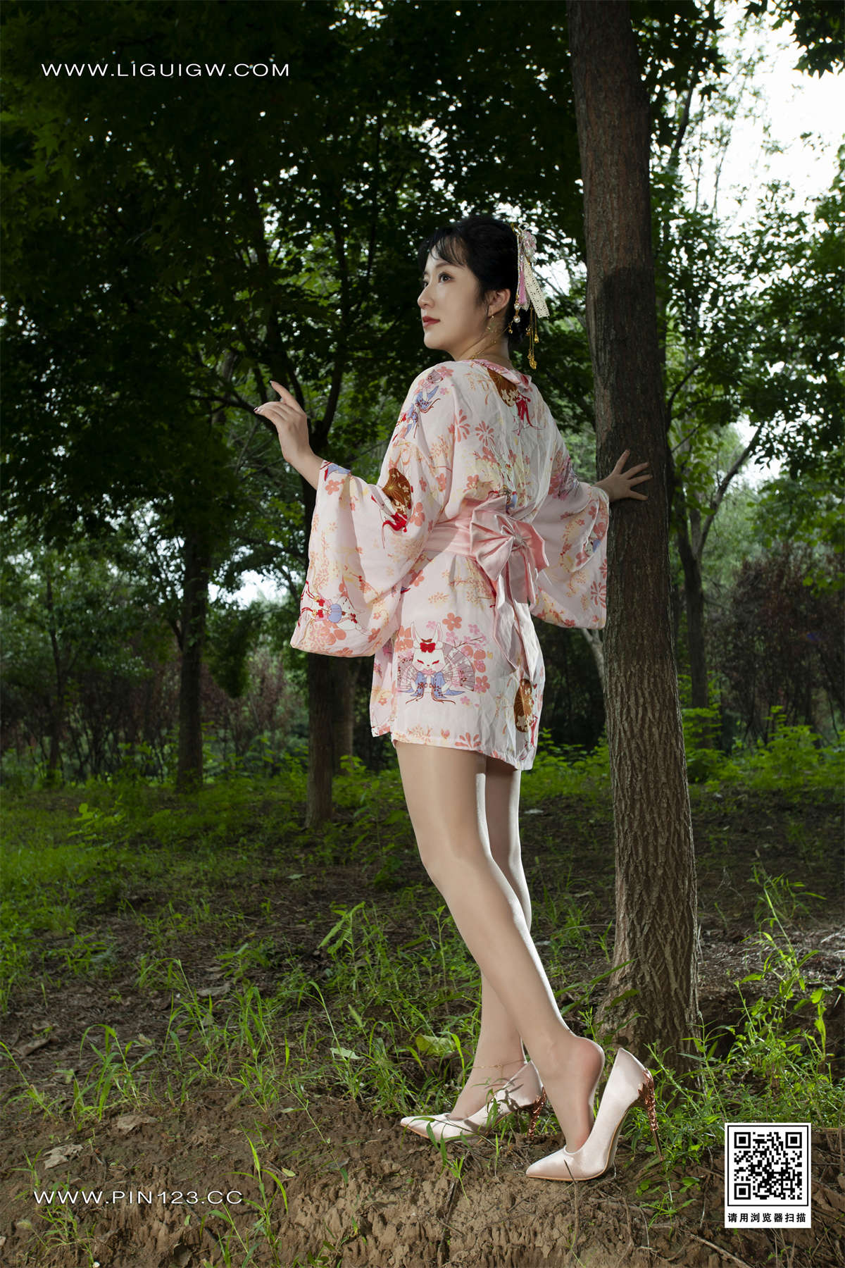 图片[2]-Ligui丽柜 2024.04.15 秘林之舞 汐汐-日更街拍