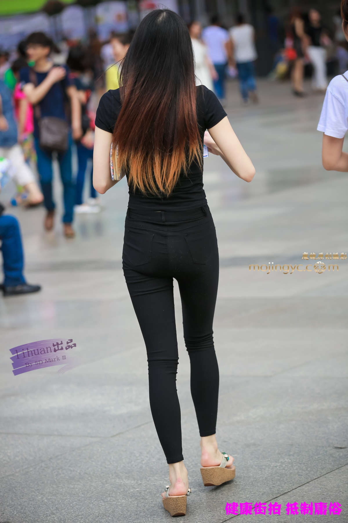 图片[2]-李欢原创-黑裤，丰腴-日更街拍