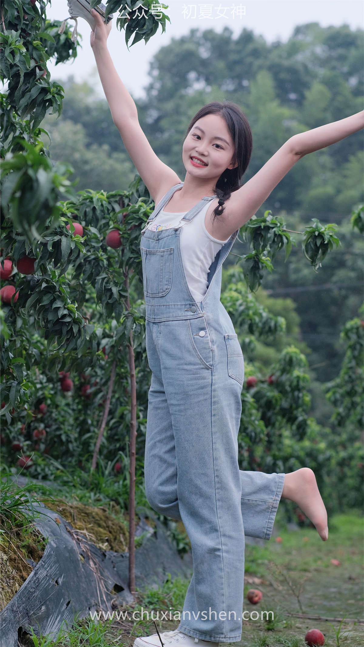 图片[2]-初夏女神 No.050 双双&点点 桃园姐妹-日更街拍