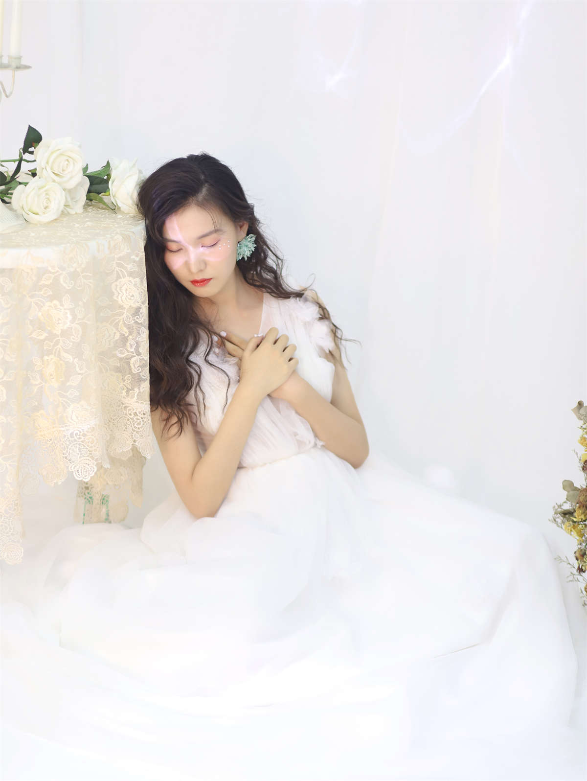 YITUYU艺图语 2022.10.15 少女与花 勺子-日更街拍