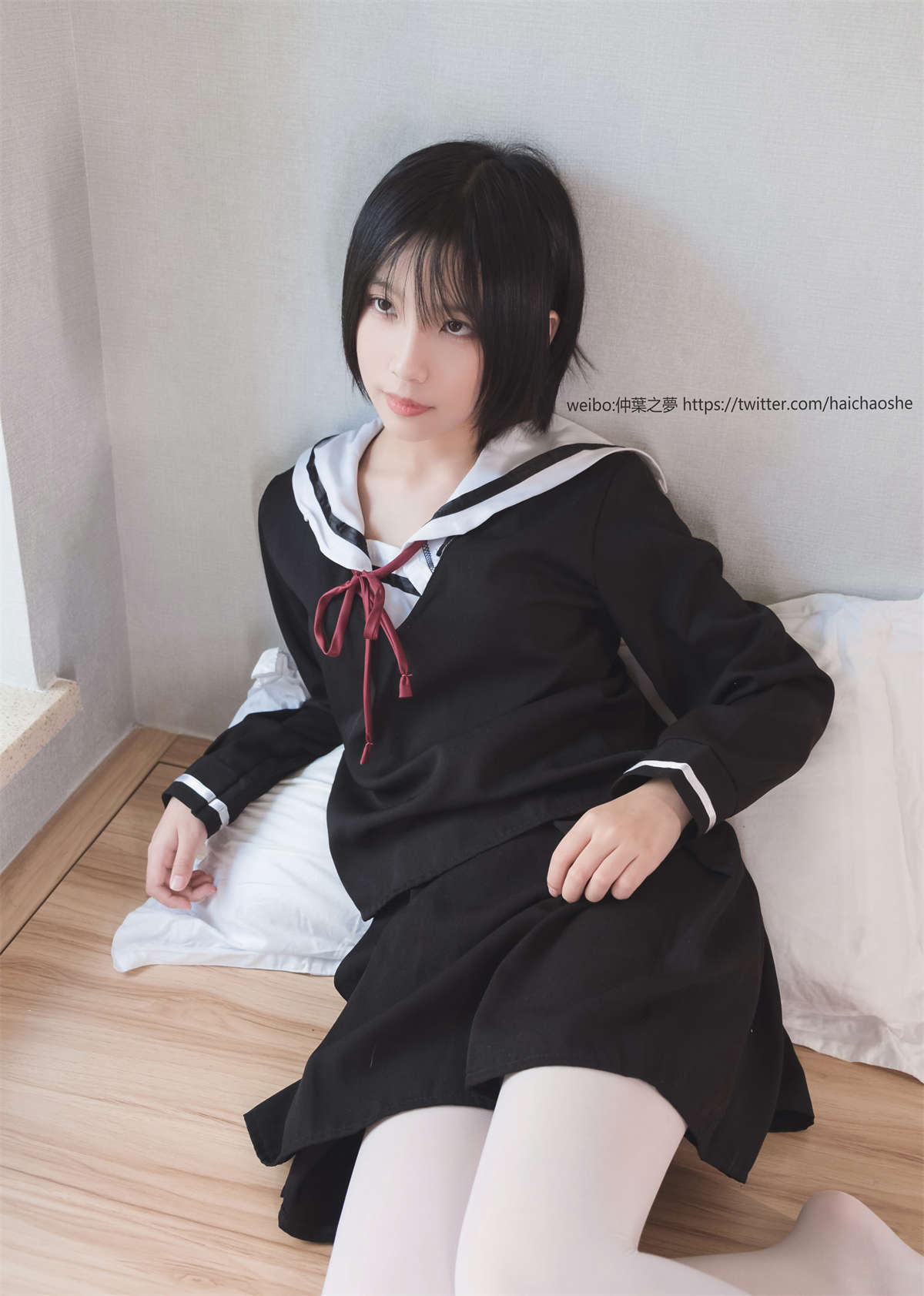 图片[2]-轻兰映画 Grand.016 白丝死库水-日更街拍