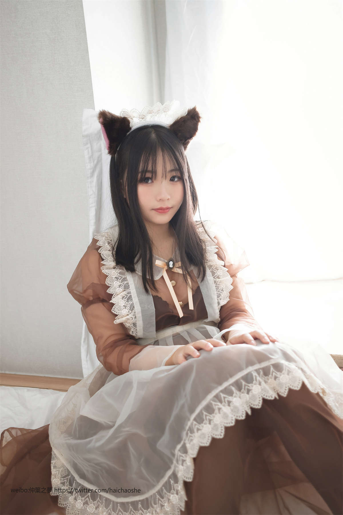 图片[2]-轻兰映画 Grand.017 透明女仆-日更街拍