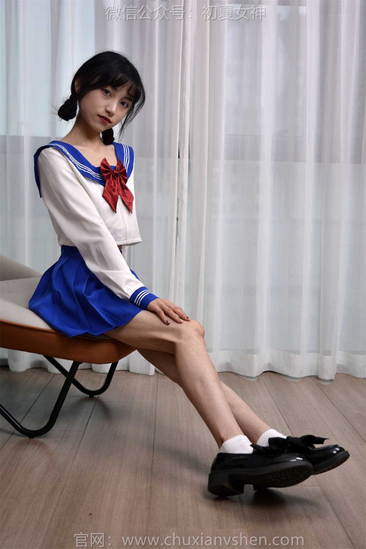 图片[2]-初夏女神 NO.158 柒柒 蓝色妖姬-日更街拍