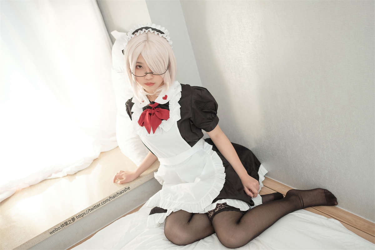 图片[2]-轻兰映画 Grand.019 黑丝女仆-日更街拍