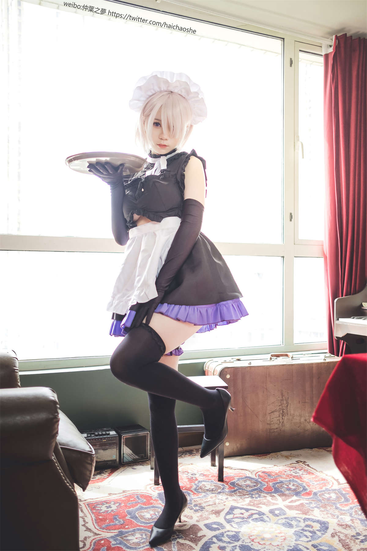 图片[2]-轻兰映画 Grand.020 黑系女仆-日更街拍