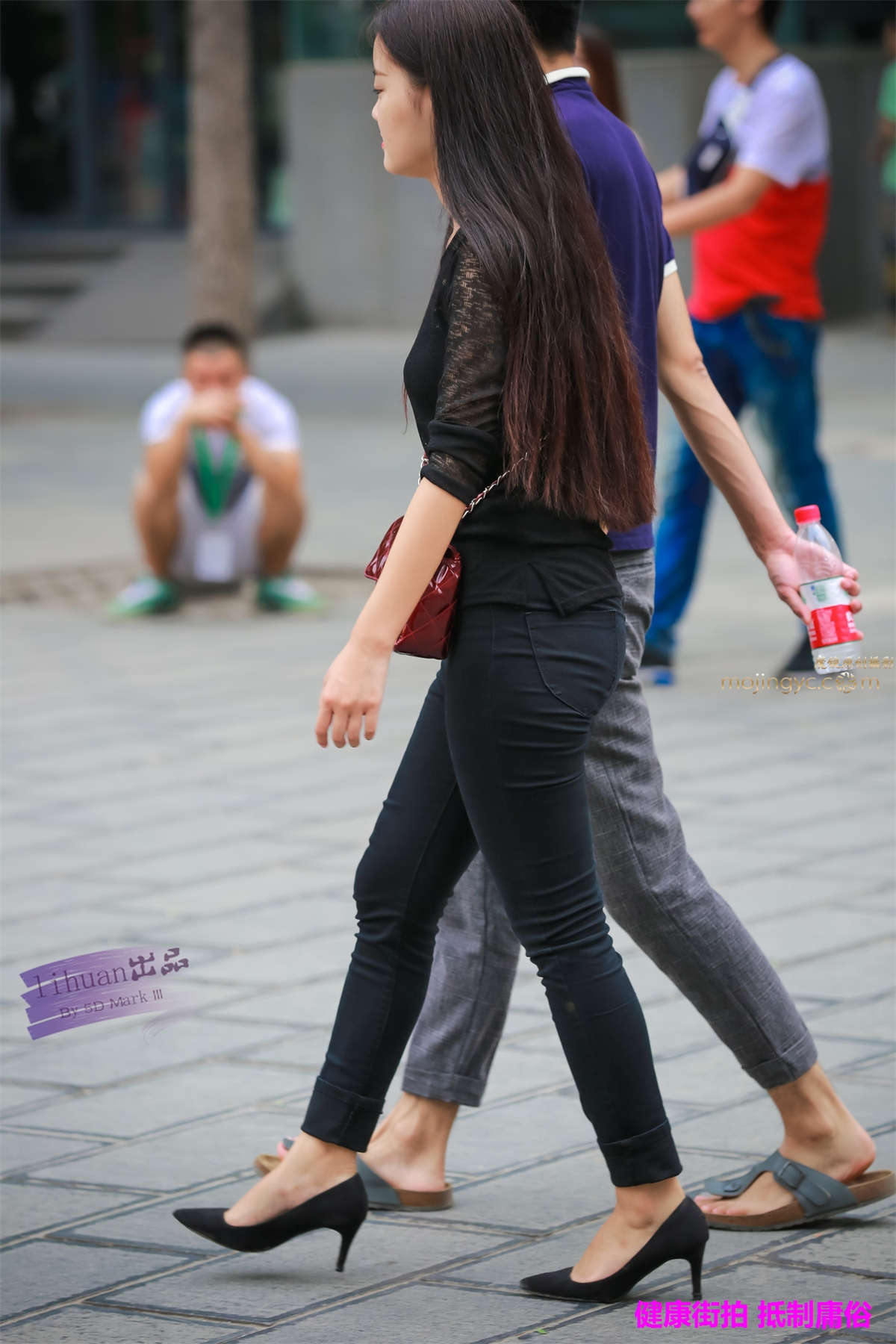 图片[2]-李欢原创-黑裤，丰腴（14P）-日更街拍