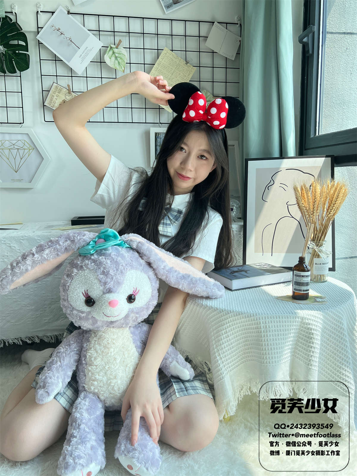 图片[2]-觅芙少女 NO.003 风中摇曳的JK制服与18岁的青春一起绽放-日更街拍