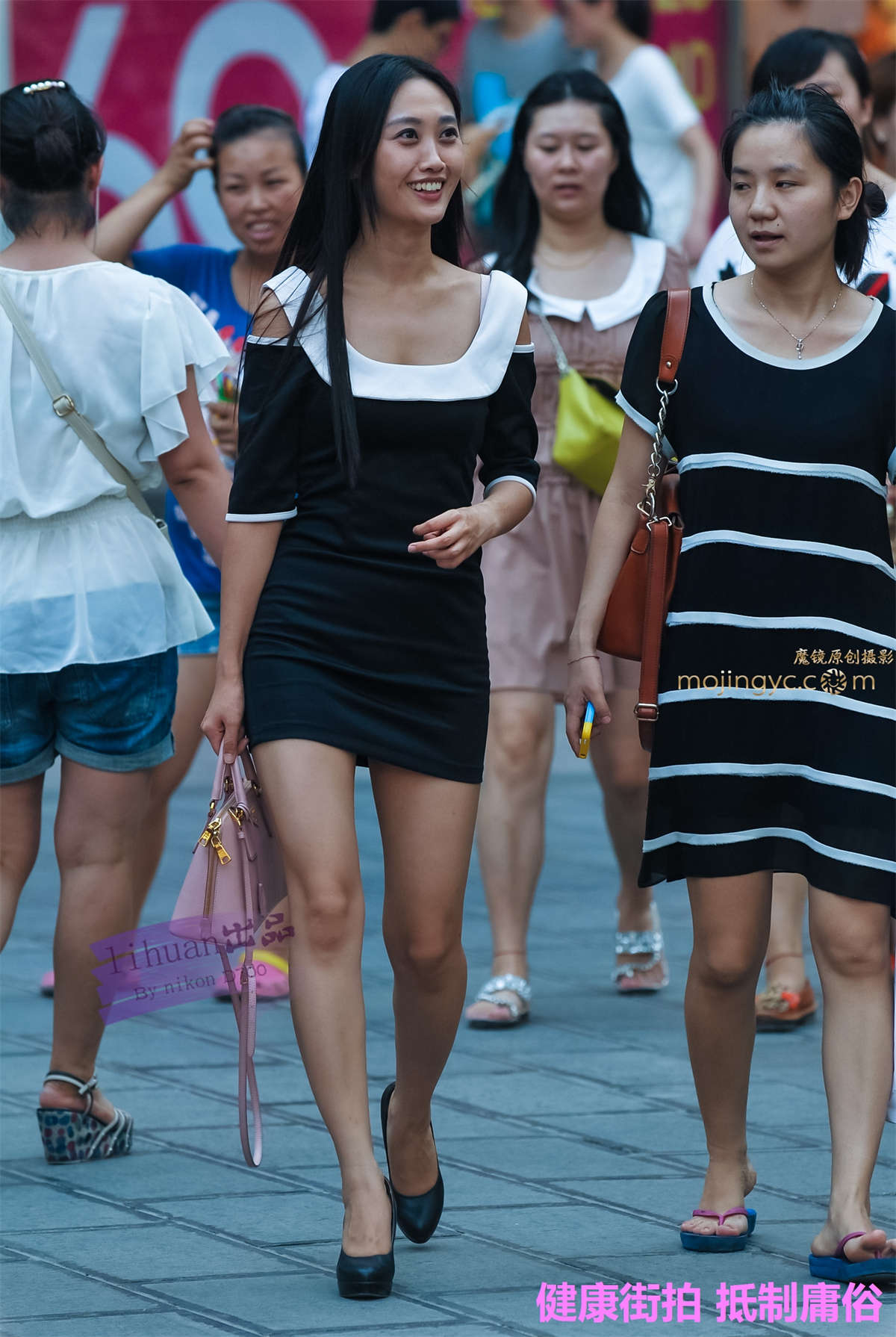 图片[2]-李欢原创-黑色裹身裙（12P）-日更街拍