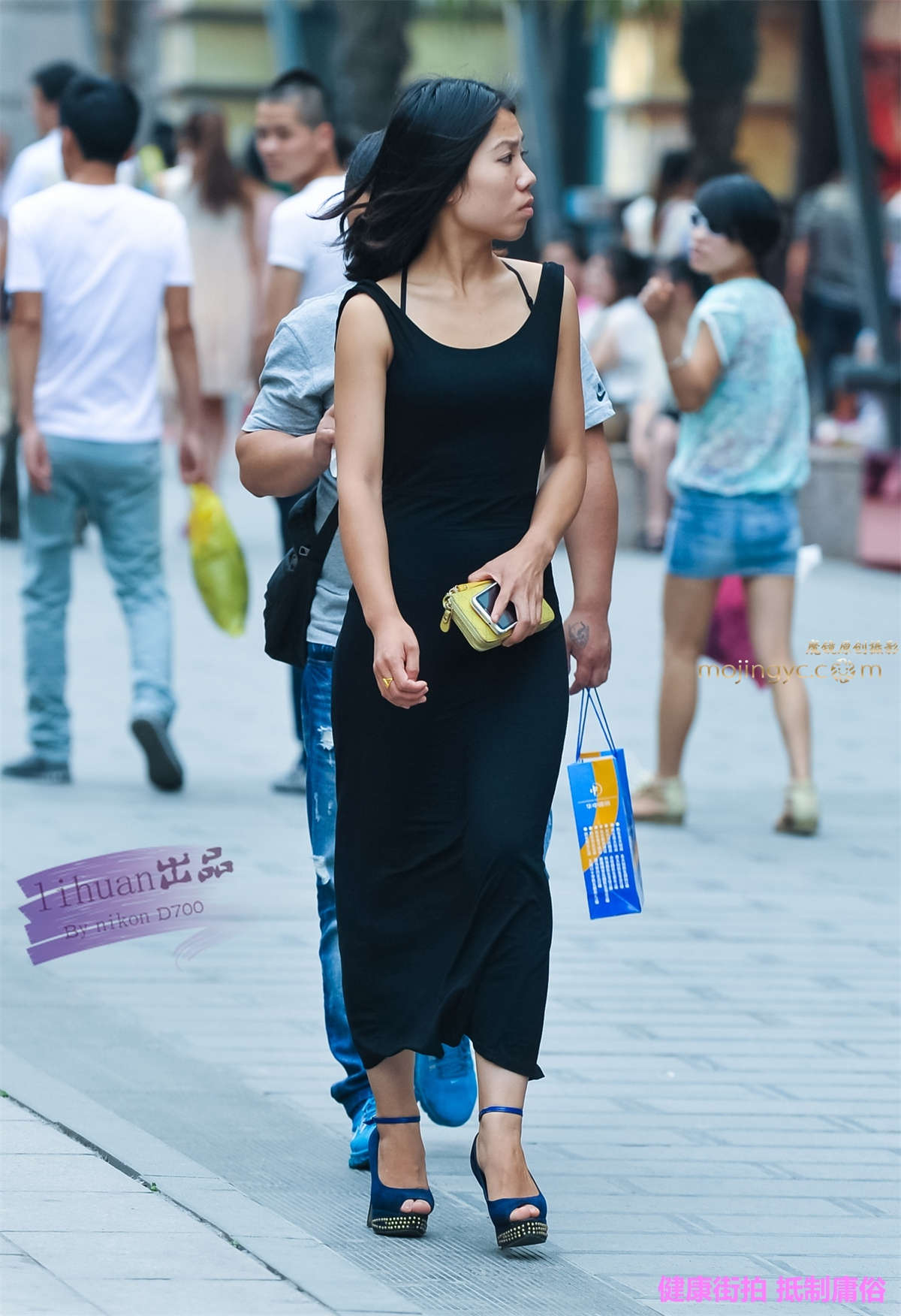 图片[2]-李欢原创-黑色一步裙（13P）-日更街拍