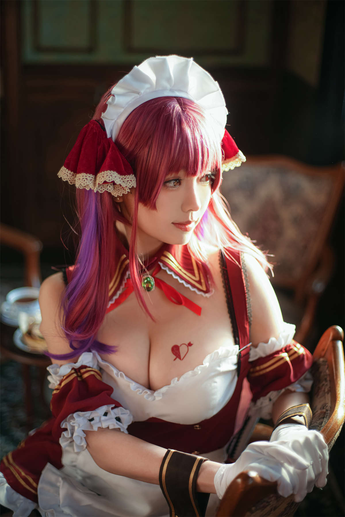Ely_eee(ElyEE子) B-Hoshou Marine Maid-日更街拍