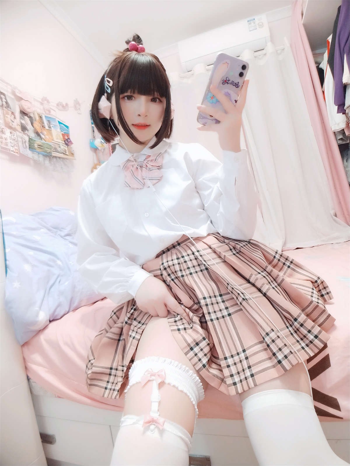 图片[2]-古川kagura 白丝JK-日更街拍