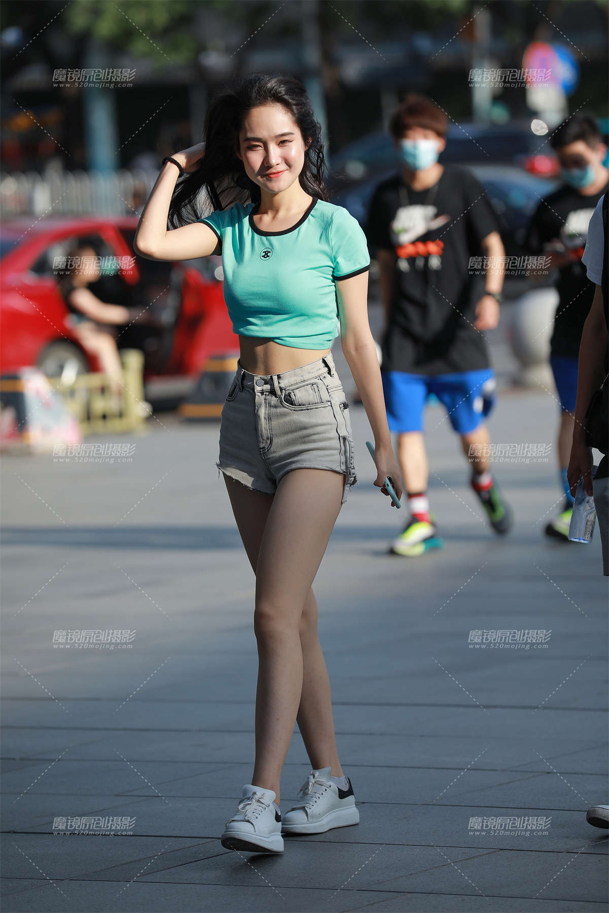 【玻璃赛帖】热裤小仙女-日更街拍