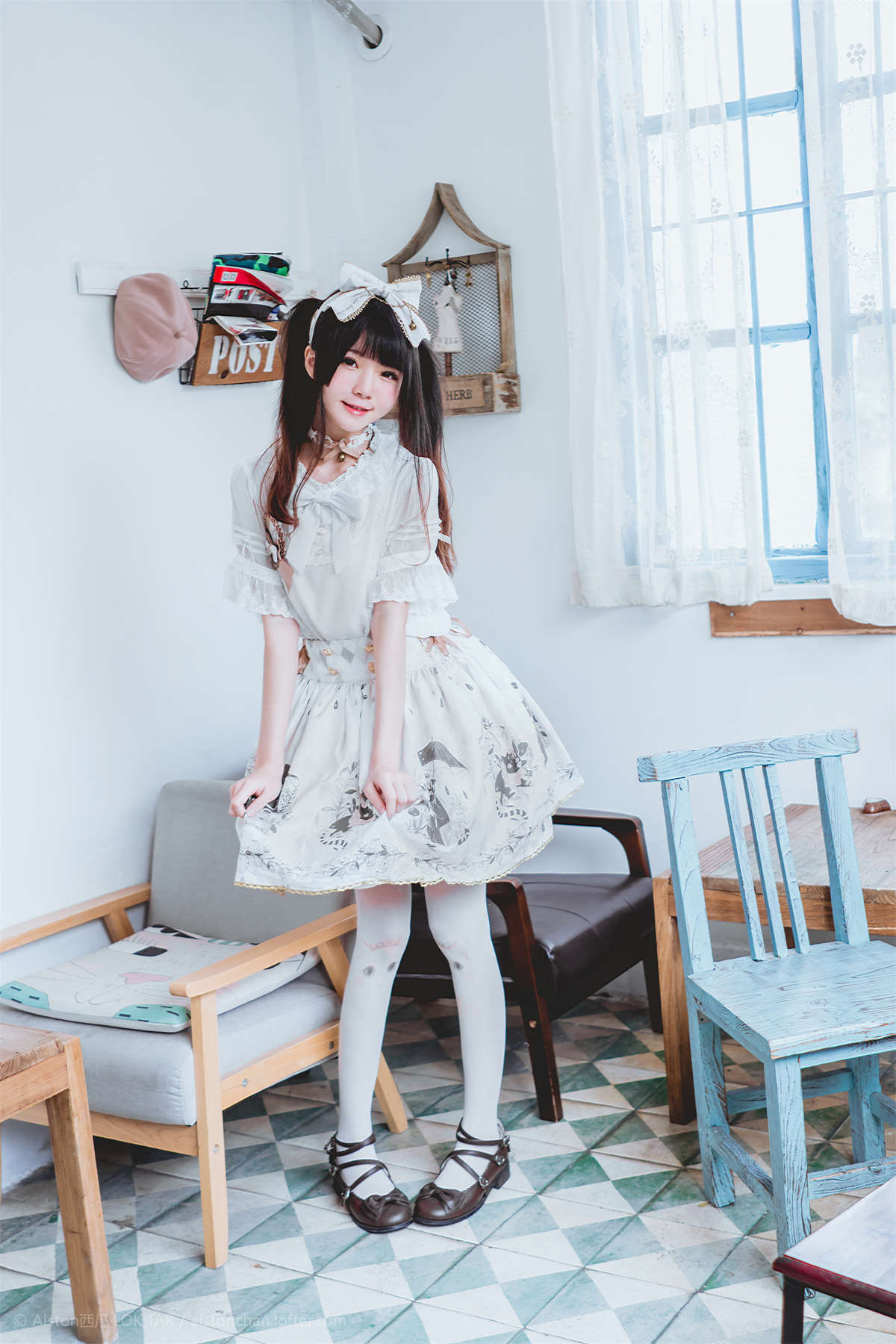 图片[2]-桜桃喵 – 雨中的猫-日更街拍