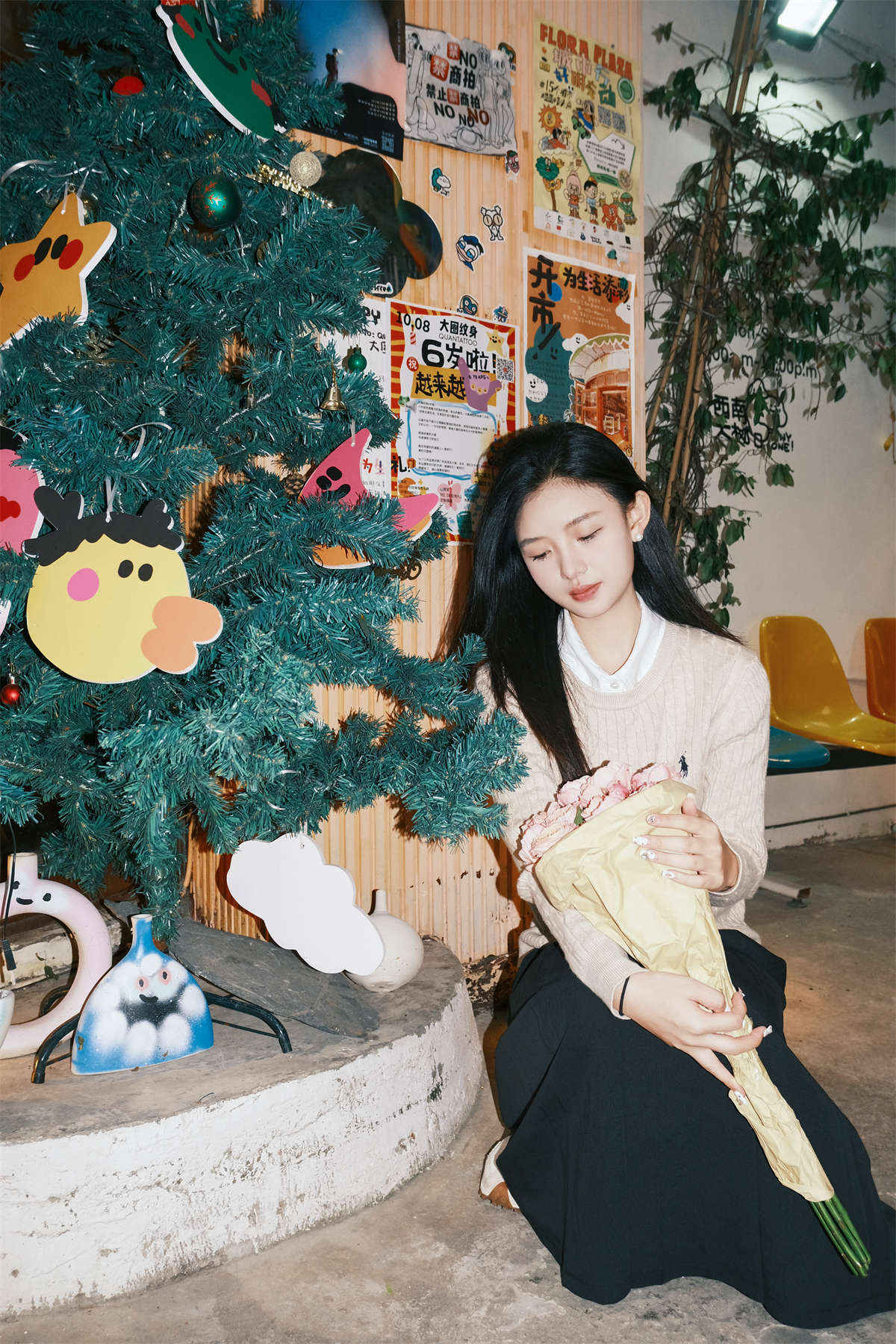 YITUYU艺图语 2023.11.22 复古学妹 不塔小妖-日更街拍