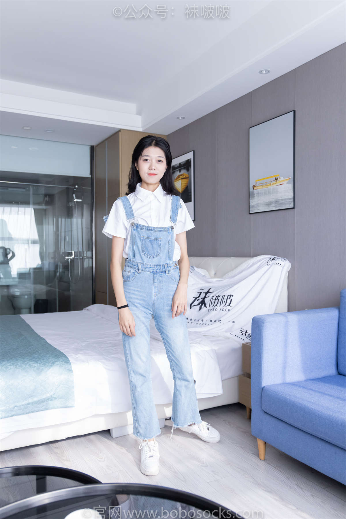 图片[2]-袜啵啵 No.034 瑶瑶-空军一号板鞋、特旧厚肉丝常规版-日更街拍