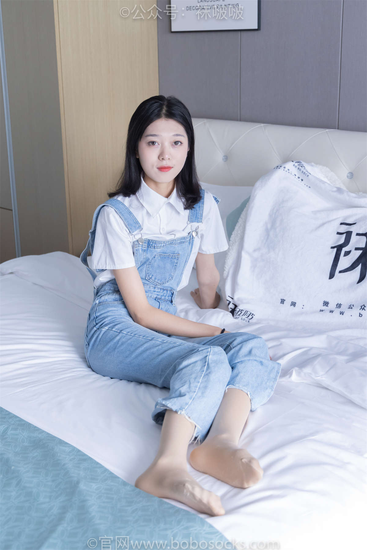 袜啵啵 No.034 瑶瑶-空军一号板鞋、特旧厚肉丝常规版-日更街拍