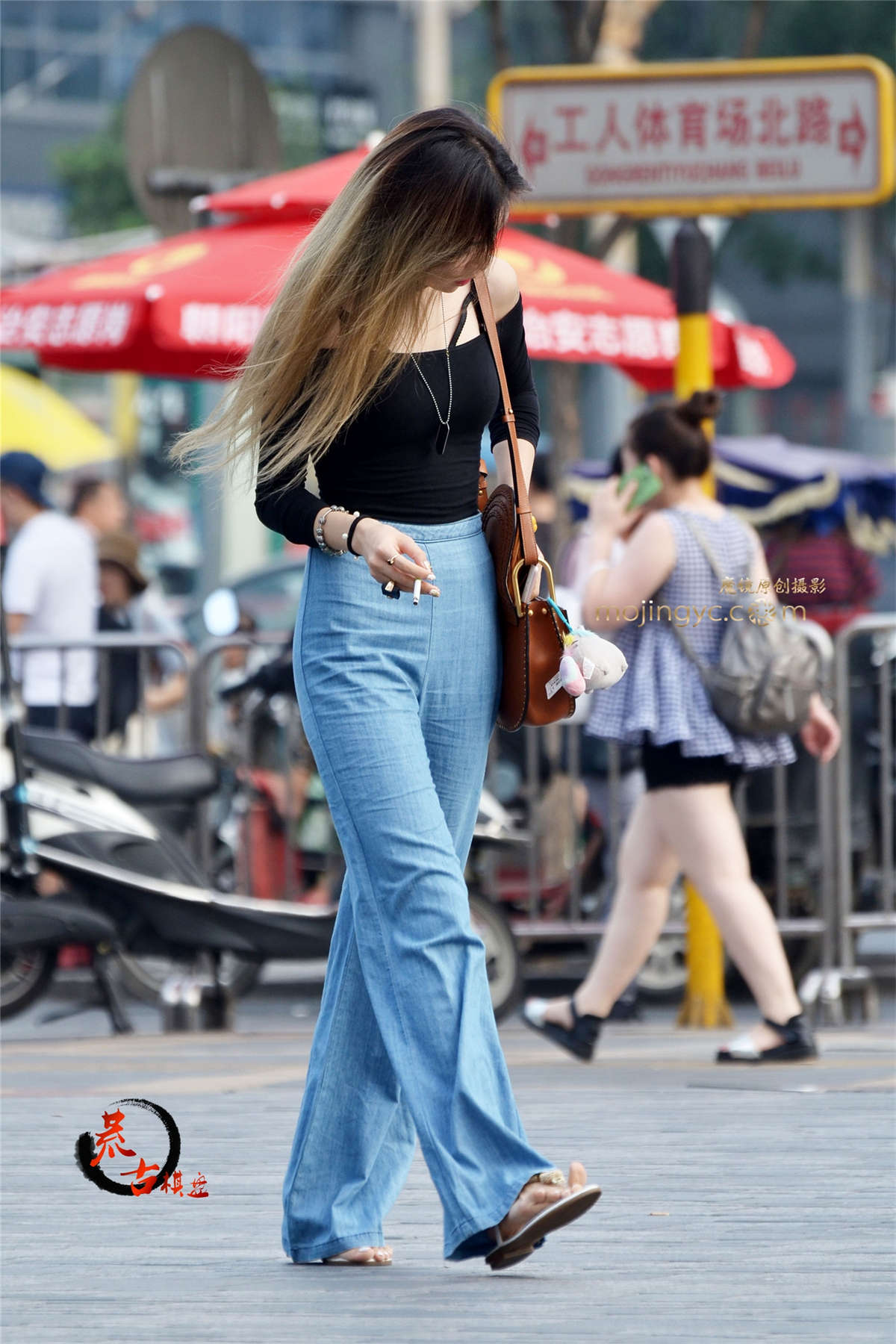 16.8.24 飘逸牛仔风情-日更街拍