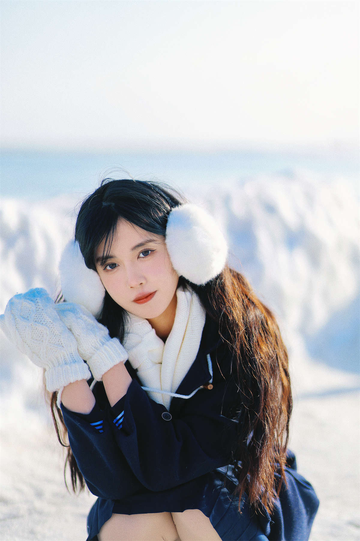YITUYU艺图语 2023.04.08 雪中来信 淺櫻桃奈-日更街拍