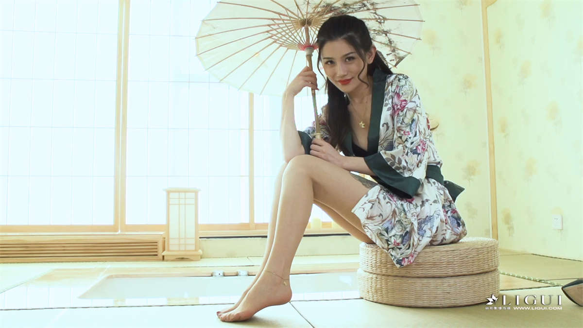 图片[2]-Ligui丽柜视频 2020.09.01 和风物语の伞中情 甜甜-日更街拍