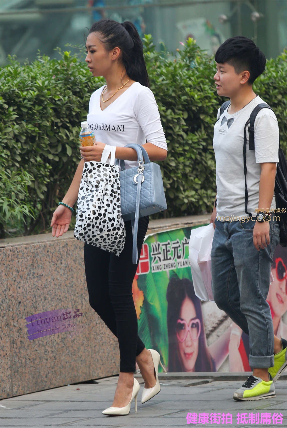 李欢原创-黑裤，高挑（16P）-日更街拍