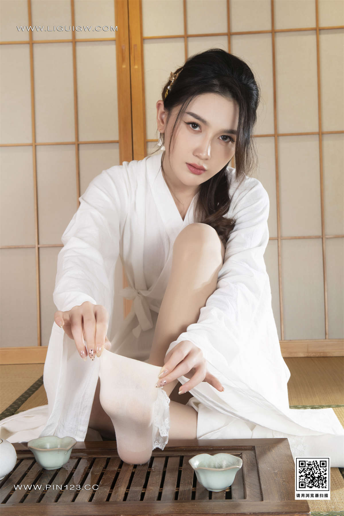 Ligui丽柜 2024.05.27 古韵茶香 甜甜-日更街拍