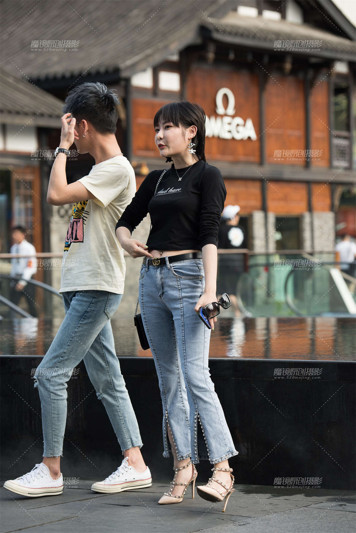 【慕容笙赛贴】在聊天的小姐姐-日更街拍