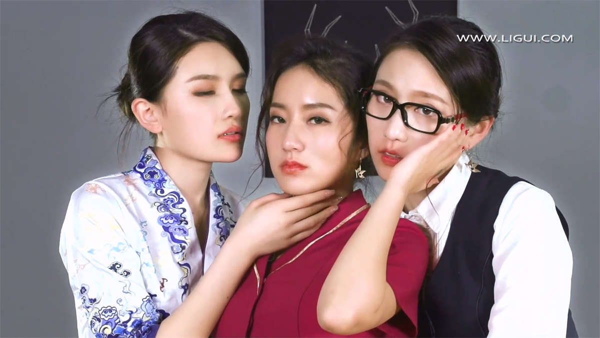 图片[2]-Ligui丽柜视频 2022.05.03 双生花-三生三丝 上 阳阳&安娜&汐汐-日更街拍