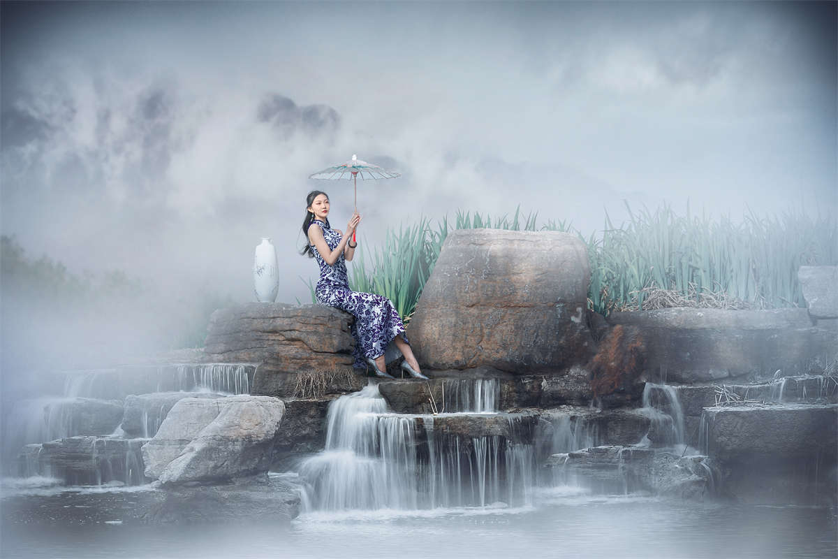 图片[2]-YITUYU艺图语 2021.10.29 青花瓷 郝心茹-日更街拍