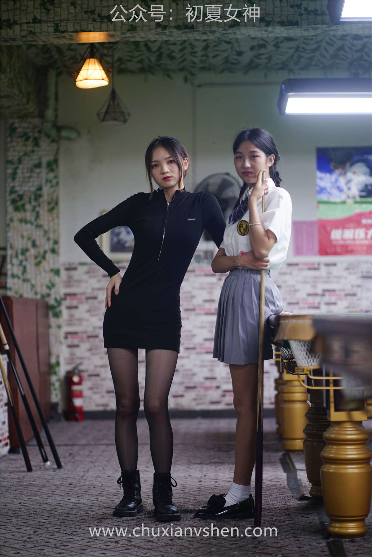 图片[2]-初夏女神 No.049 大发&点点 姐妹同台-日更街拍