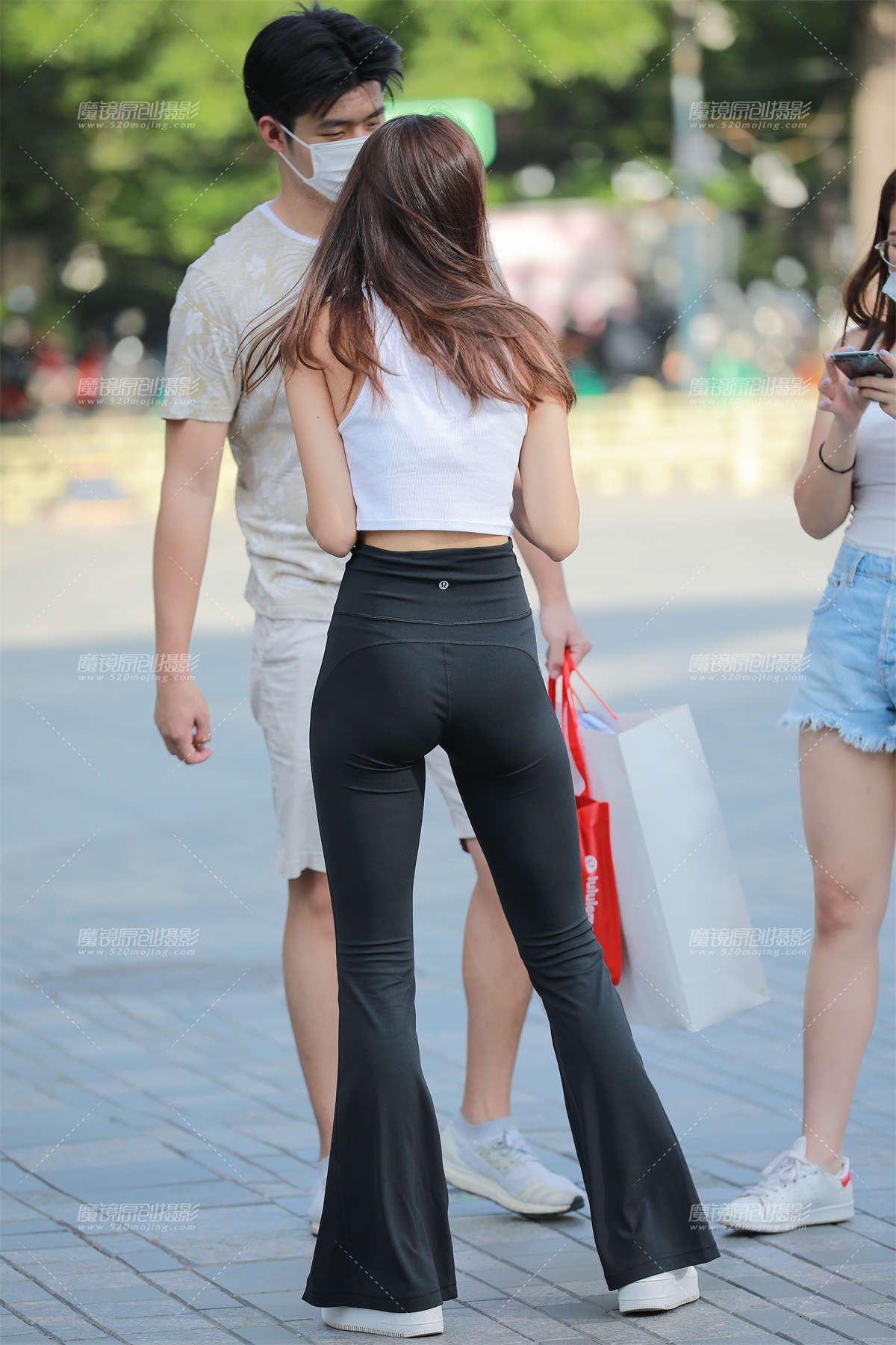 图片[2]-【玻璃赛帖】黑色瑜伽裤-日更街拍