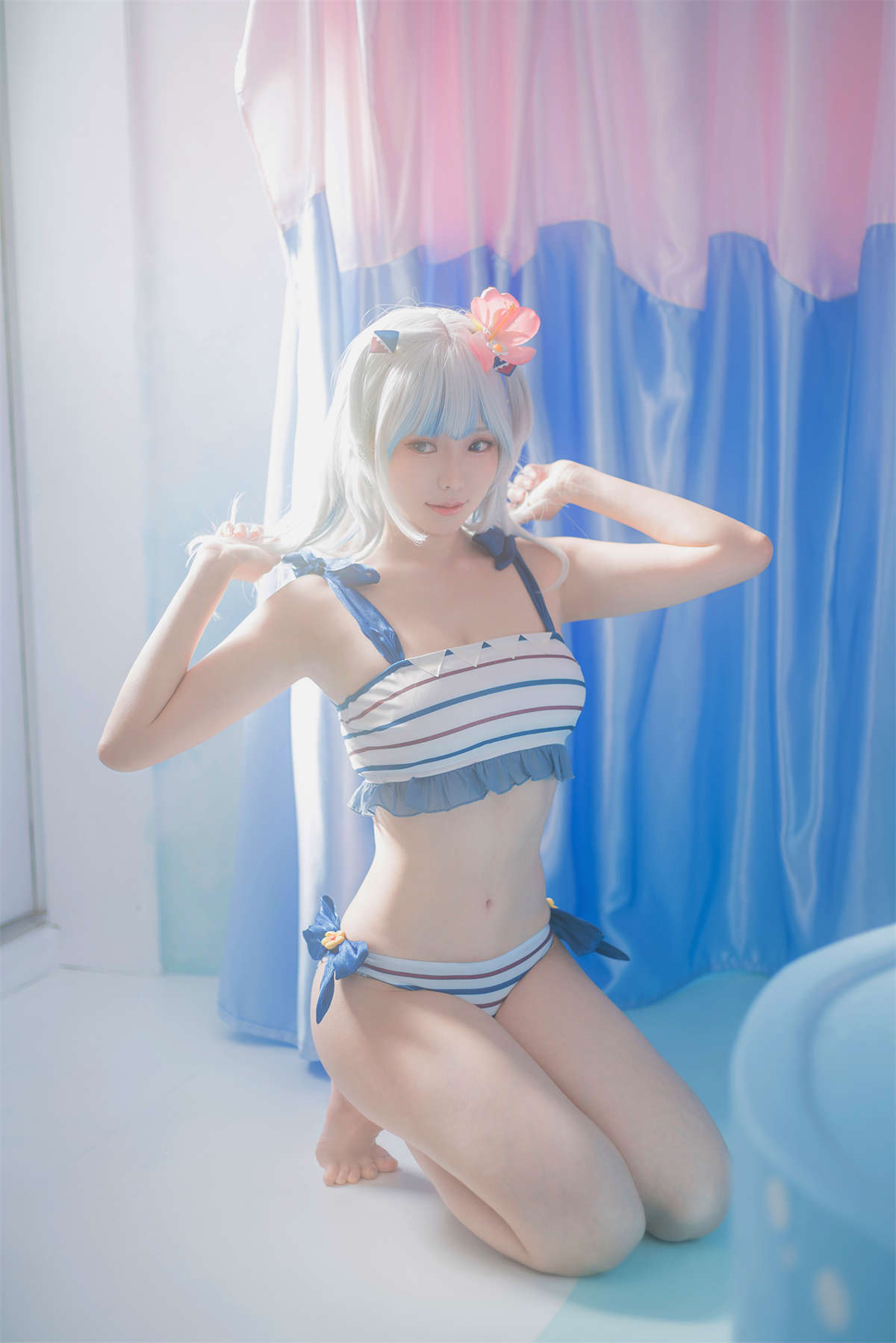 图片[2]-Ely_eee(ElyEE子) Gawr Gura Swimsuit-日更街拍