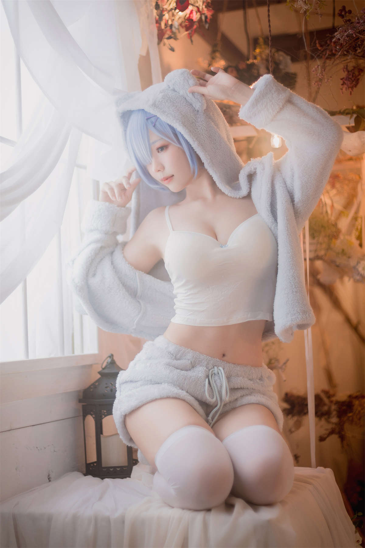 Ely_eee(ElyEE子) Rem Pajamas-日更街拍
