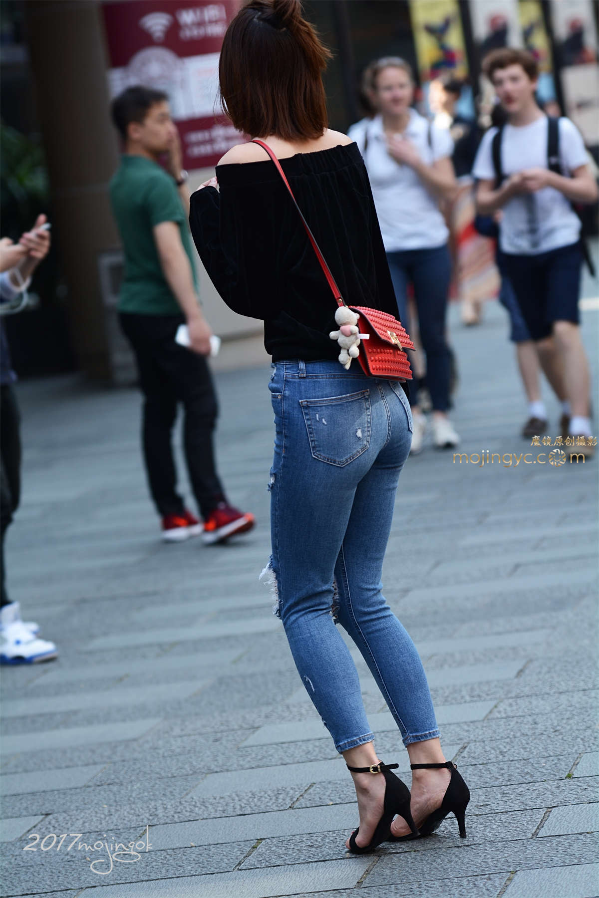 图片[2]-咔喳赛58 牛仔高跟好身材 （19p）-日更街拍