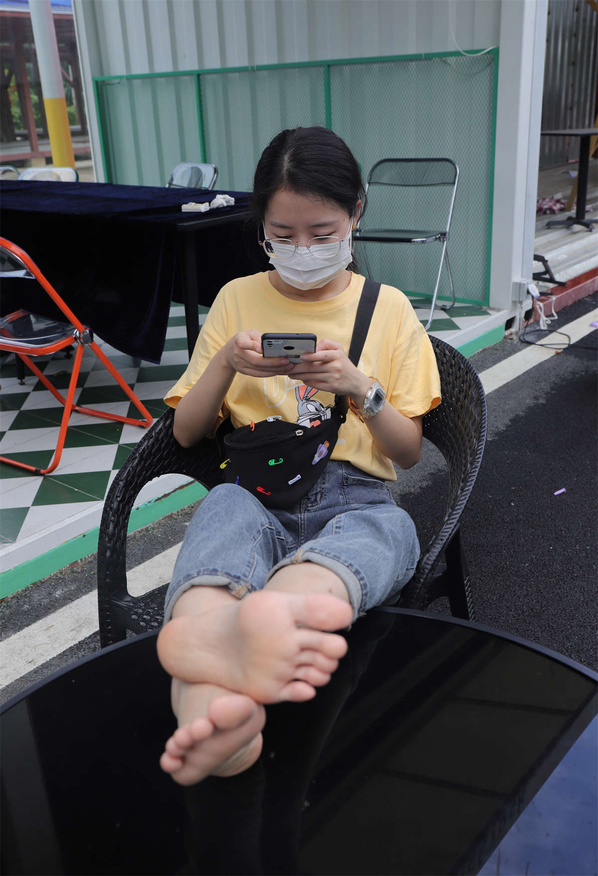 图片[2]-aapary摄影 No.046 婷婷的超白嫩美脚-日更街拍